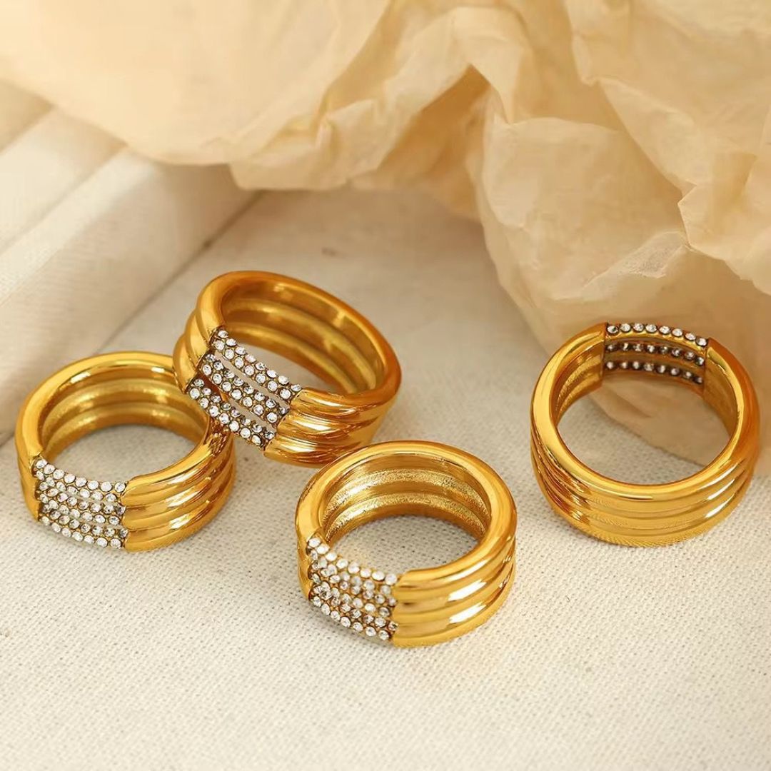Triple Layered Ring