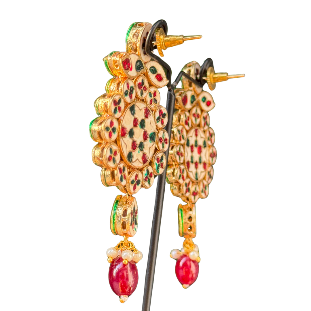 Kundan Style Jhumkey