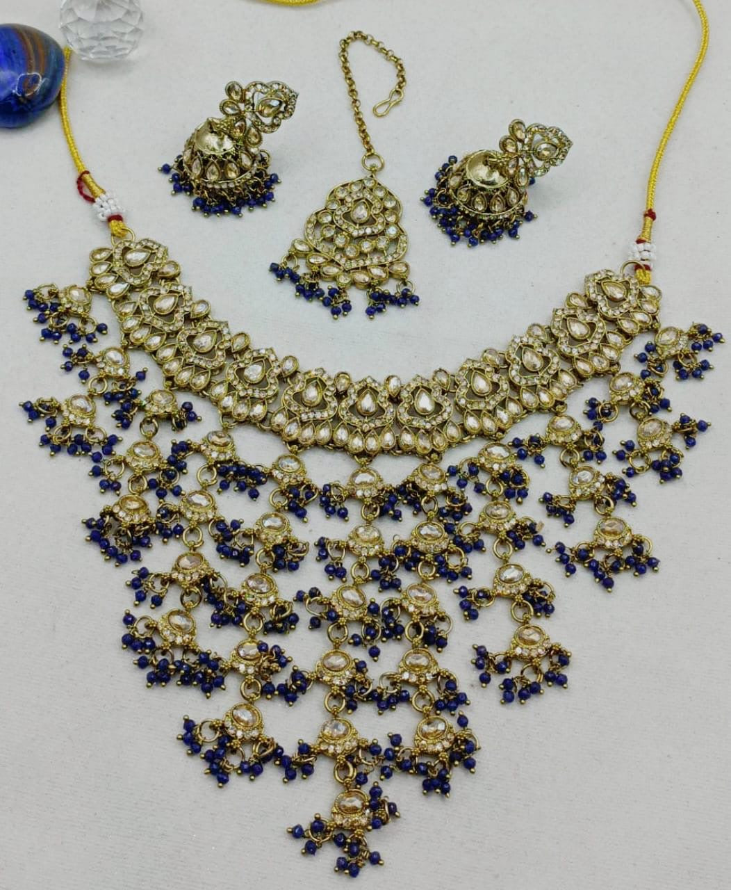 LONG TASSELS JHUMKEY STYLE SET