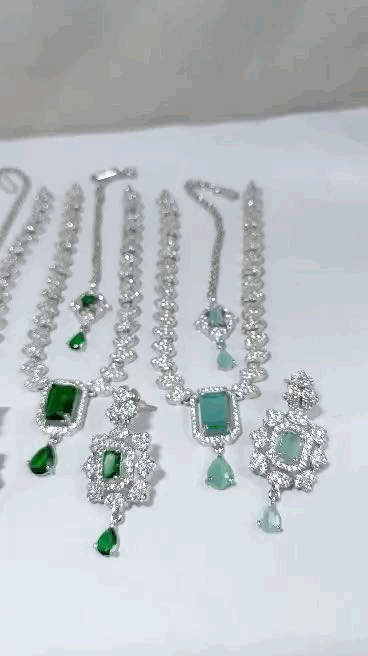 Rectangular Royal Stone Style 1 karat Set