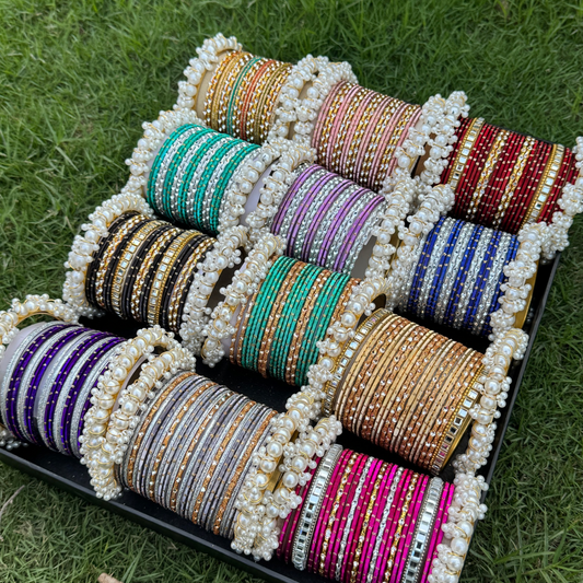 Metal Bangles Set