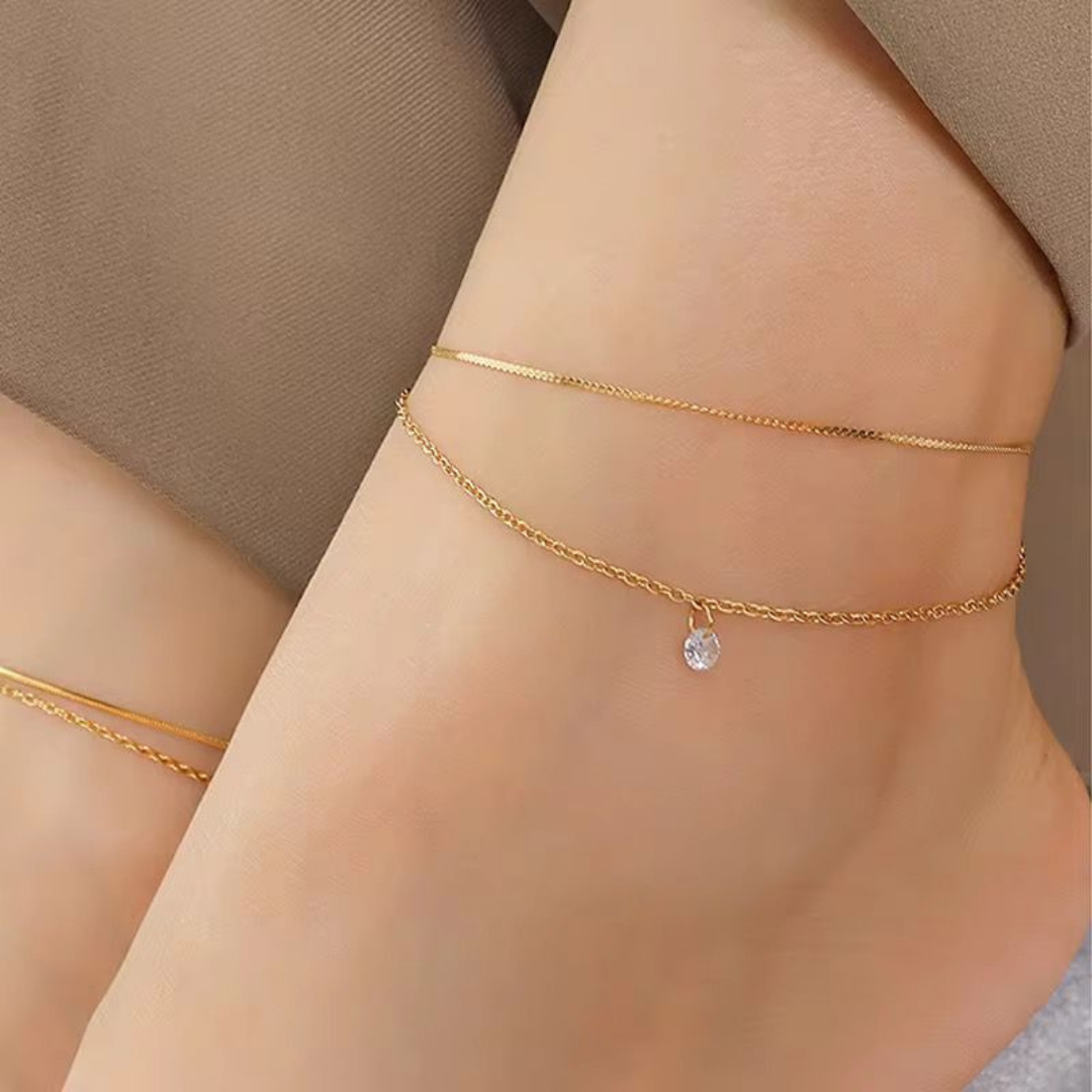 STAINLESS STEEL BRACELET PLUS ANKLET