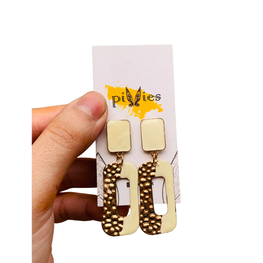 Rectangular chic style Earring