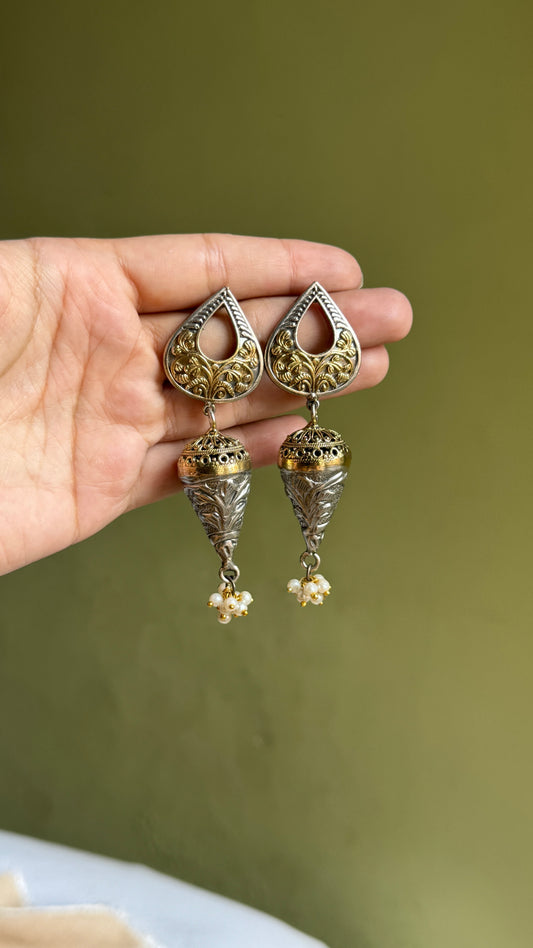 Golden and Silver Jhumkey