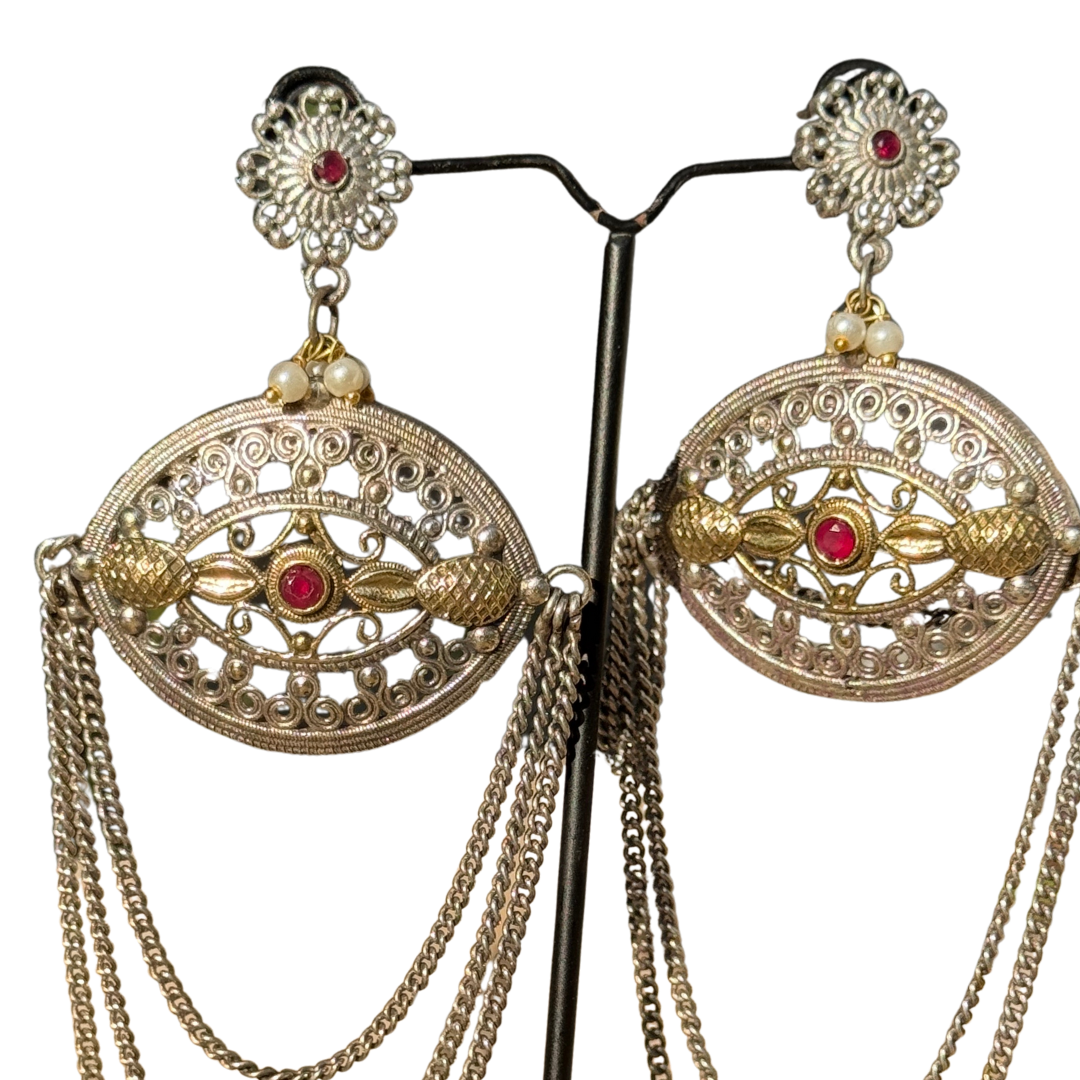 Traditional Tassels Jhumkey Earrings