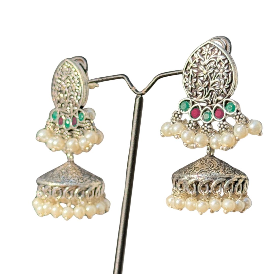 Silver Jhumkey