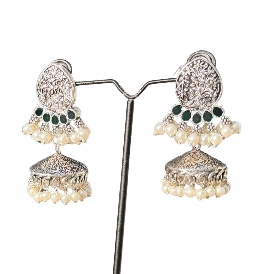 Silver Jhumkey