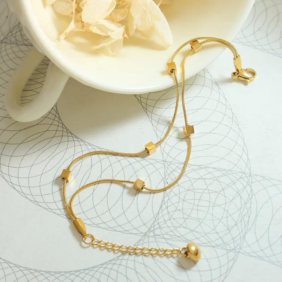DOUBLE LAYERED STAINLESS STEEL BRACELET