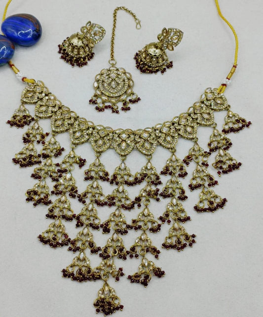 LONG TASSELS JHUMKEY STYLE SET