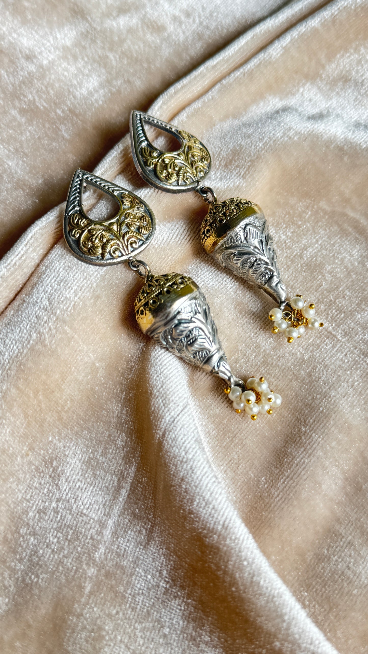 Golden and Silver Jhumkey