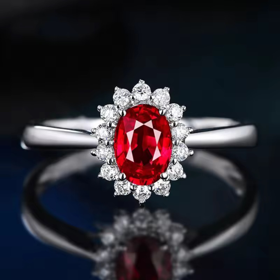 Ruby Style Stone Ring