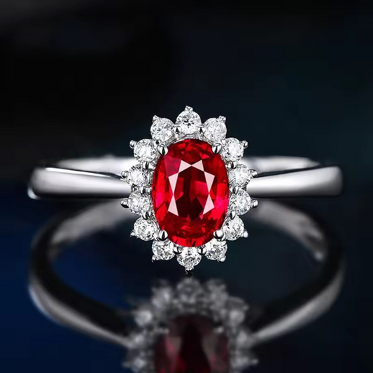 Ruby Style Stone Ring