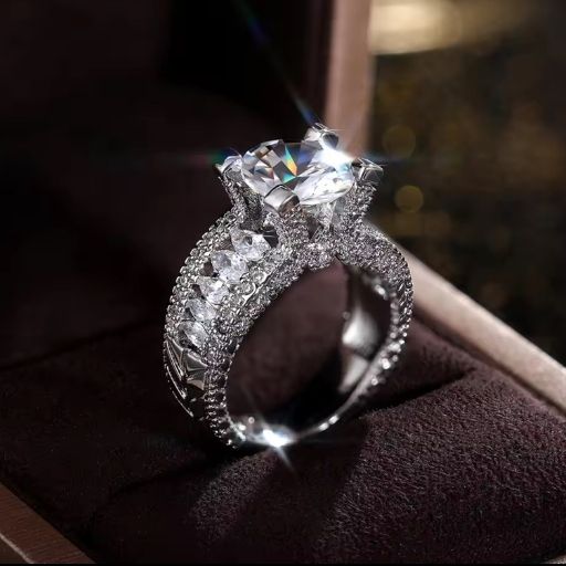 Crown Style Diamond Ring