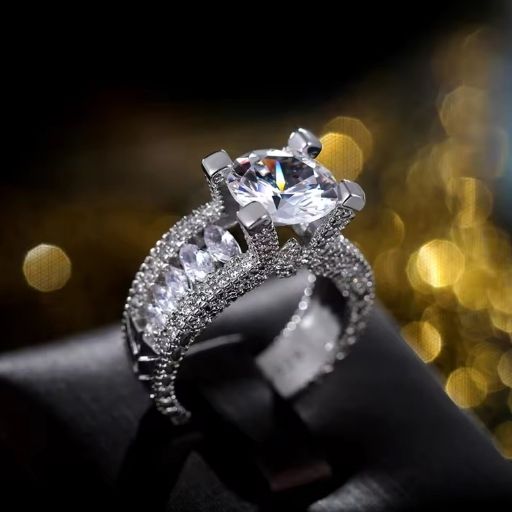 Crown Style Diamond Ring