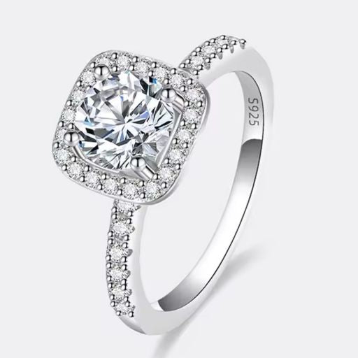 Square Diamond Style Ring