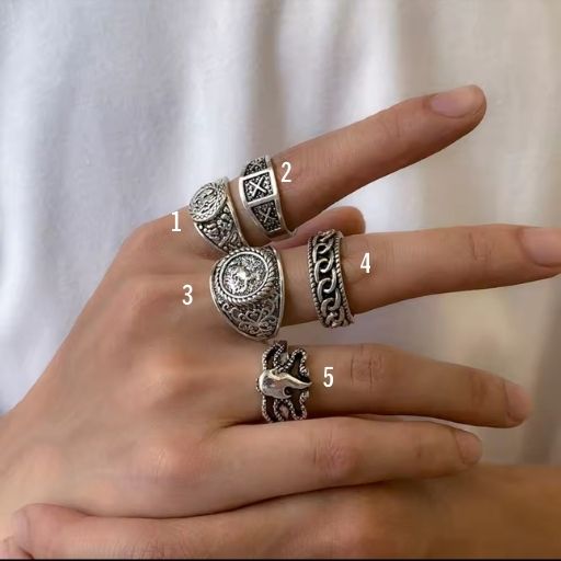 Stainless Steel Unisex Rings