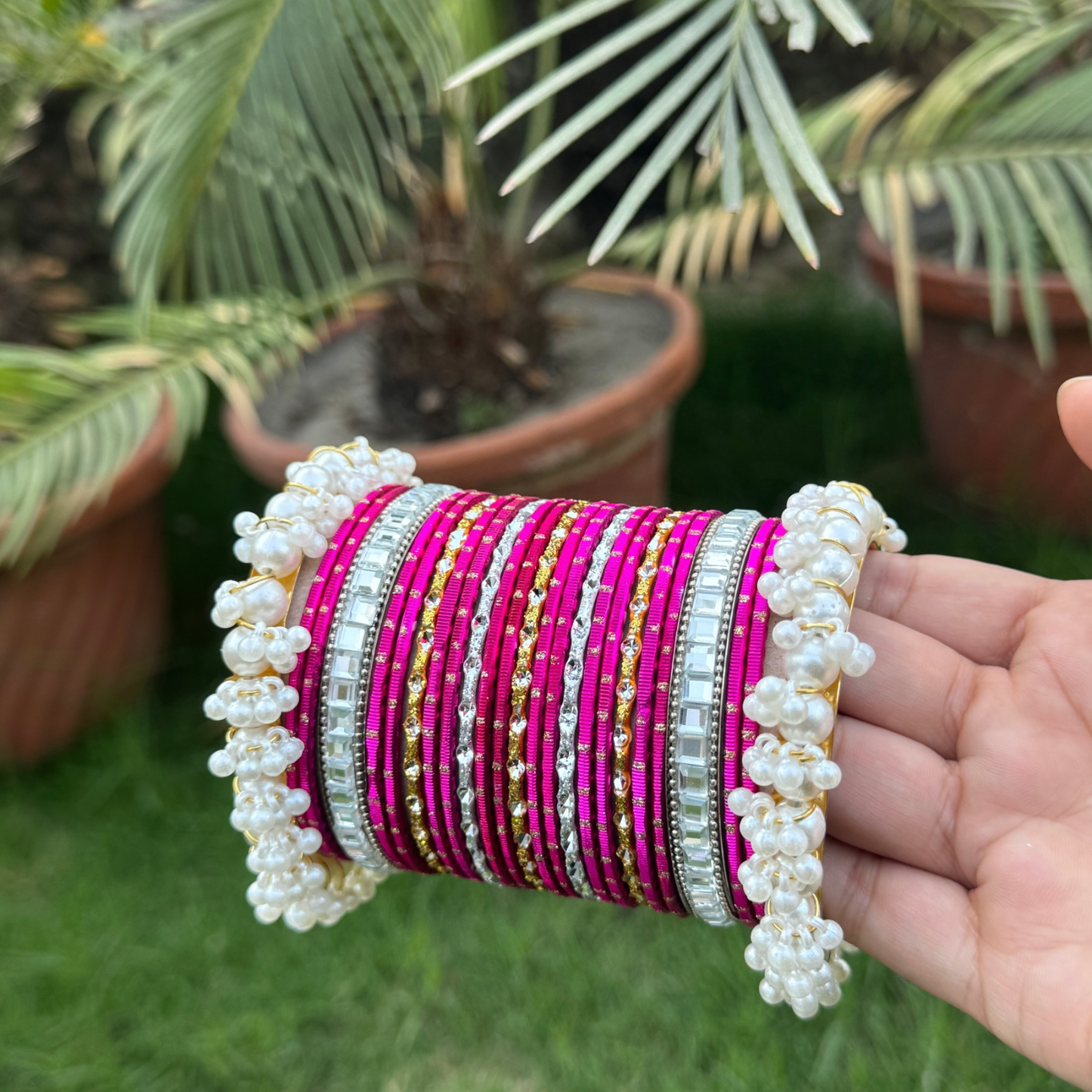 Metal Bangles Set