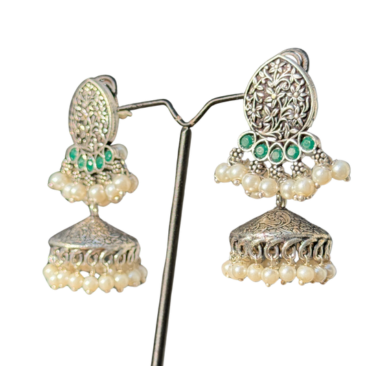 Silver Jhumkey