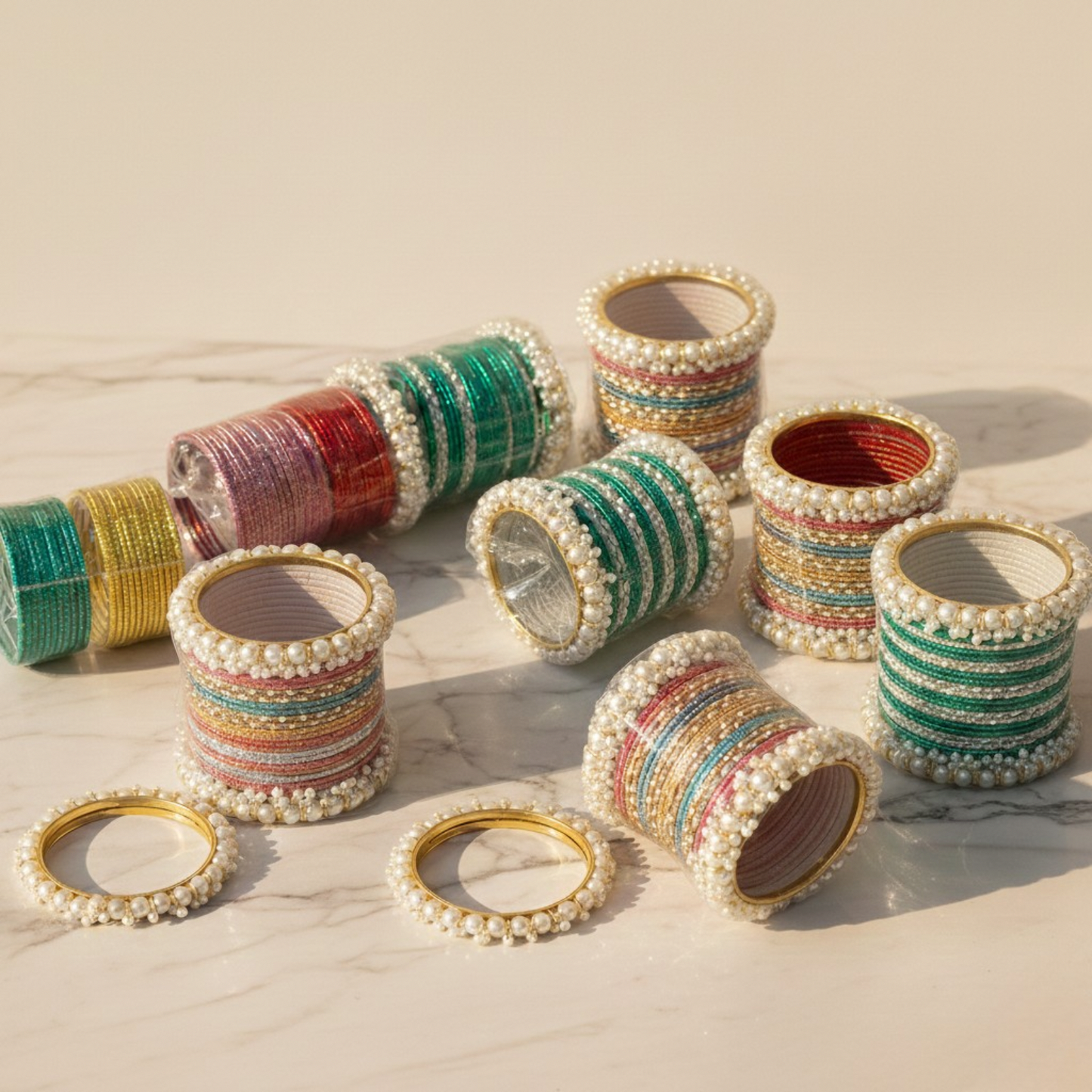 SET METAL BANGLES