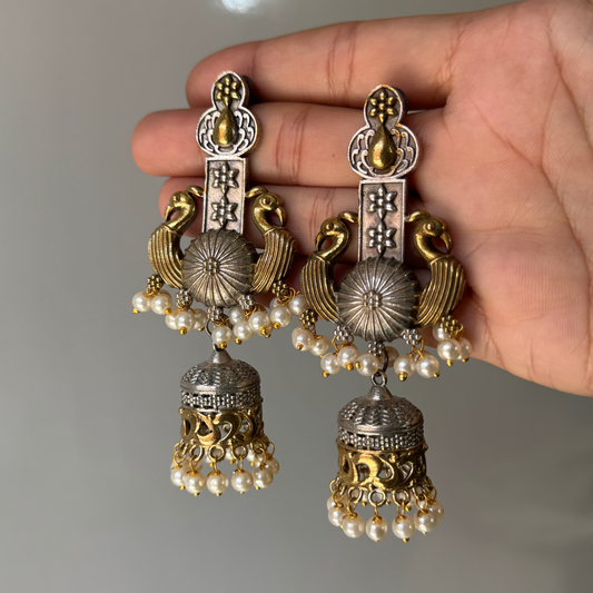 Royal Indian Peacock style Jhumkey