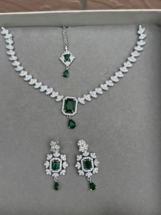 Rectangular Royal Stone Style 1 karat Set