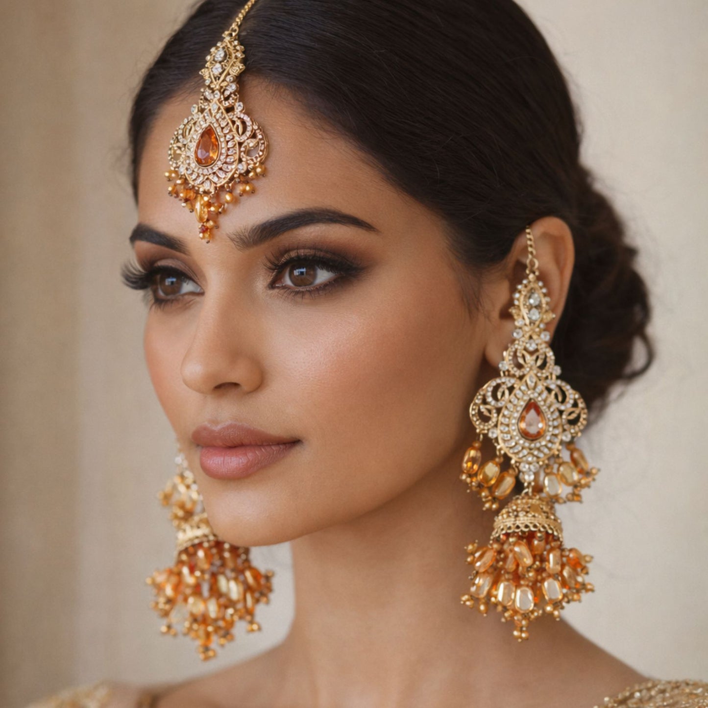 Champagne bindi set