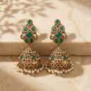 Fancy Green Emerald Jhumkey