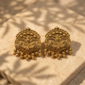 Golden Antique Studs style Eariings