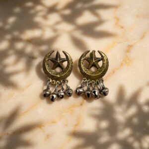Star style Ghungroo Earrings