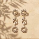 Silver Round Earrings