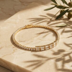 Adjustable Open Crystal Style Bracelet