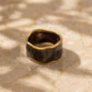 BLUE AND GOLDEN GALAXY TOUCH RING