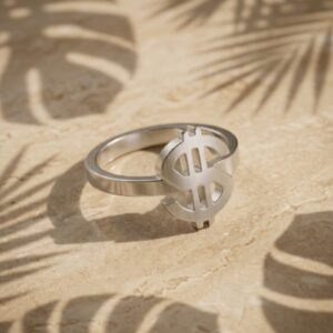 DOLLAR SIGN RING