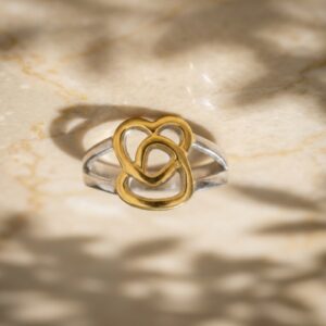 DOUBLE HEARTS RING