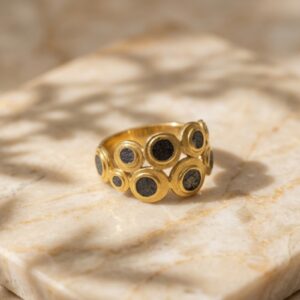 PLUM GALAXY ROUND RING