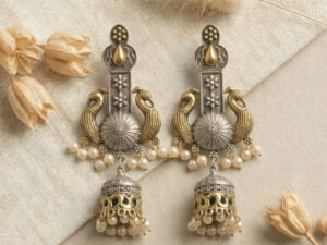 Royal Indian Peacock style Jhumkey