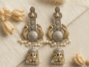 Royal Indian Peacock style Jhumkey