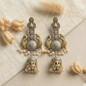 Royal Indian Peacock style Jhumkey