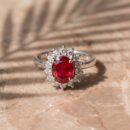 Ruby Stone Style Ring