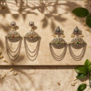 Triple Layered Style Earrings