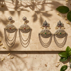 Triple Layered Style Earrings
