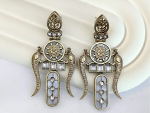 Vintage Peacock Style Earrings