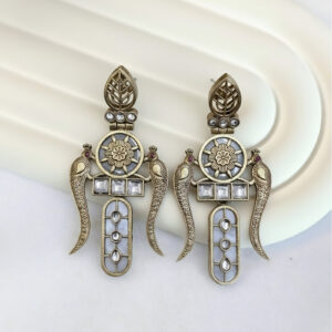 Vintage Peacock Style Earrings