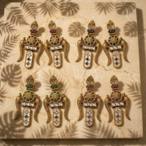 Vintage Peacock Style Earrings
