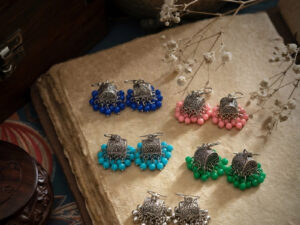 Colorful Small dholki Jhumkey