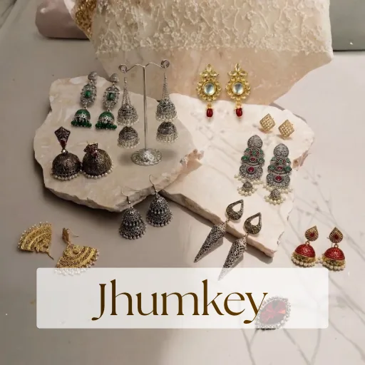 Jhumka earrings collection at Pixies PK