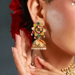 Dholki theme jhumkey