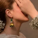 Green Traditional Jhumkey