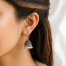 Pearl Style Oxidised Jhumkey