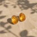 Brown Marble Studs